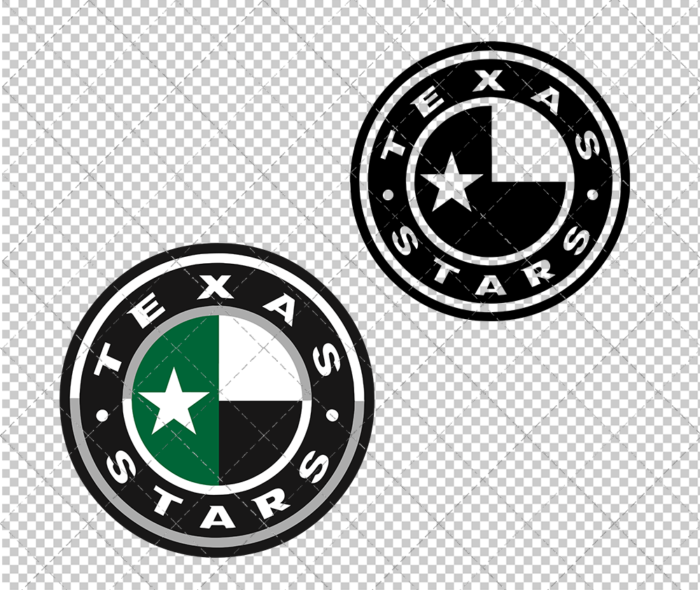 Dallas Stars Circle 2013, Svg, Dxf, Eps, Png - SvgShopArt