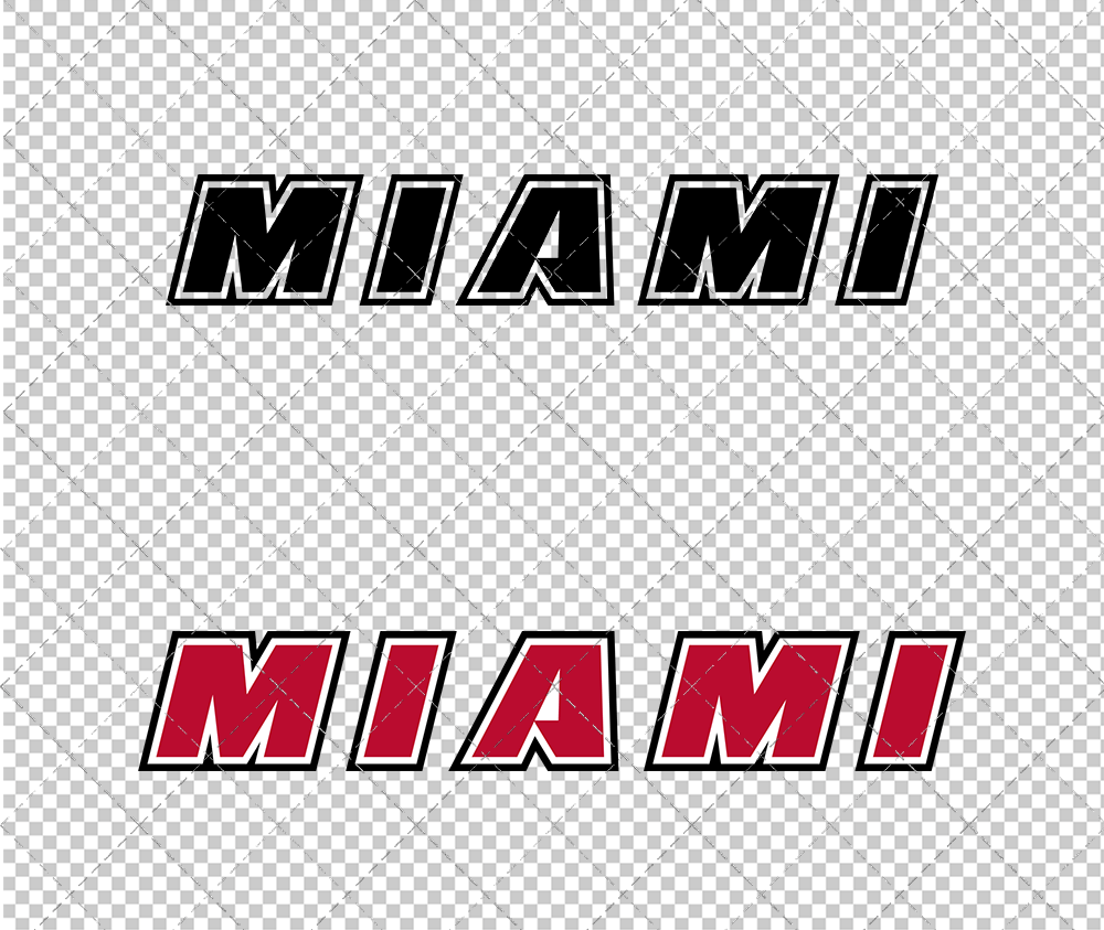 Miami Heat Jersey 1988, Svg, Dxf, Eps, Png - SvgShopArt