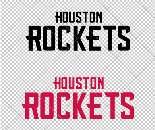 Houston Rockets Wordmark 1987, Svg, Dxf, Eps, Png - SvgShopArt