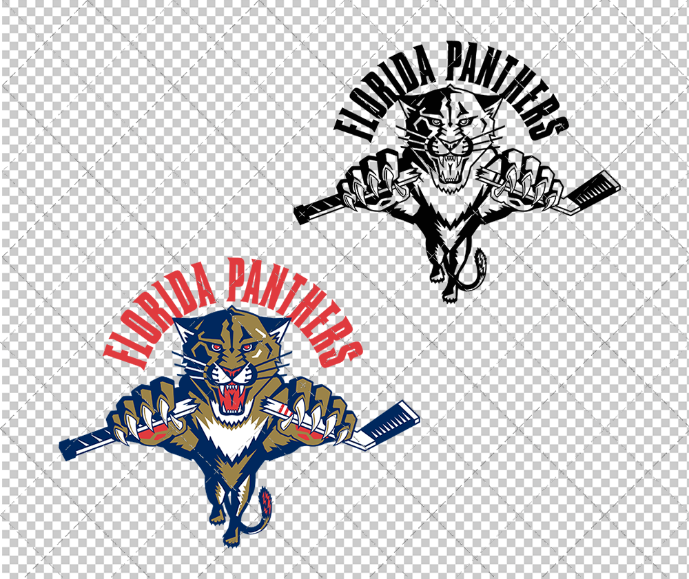 Florida Panthers Alternate 1993 002, Svg, Dxf, Eps, Png - SvgShopArt