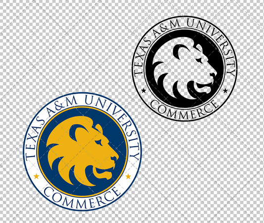 A&M-Commerce Lions 2007, Svg, Dxf, Eps, Png - SvgShopArt