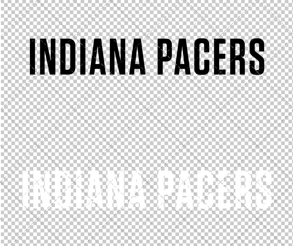Indiana Pacers Wordmark 2017 003, Svg, Dxf, Eps, Png - SvgShopArt