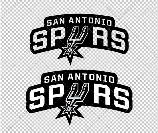 San Antonio Spurs Concept 2017 004, Svg, Dxf, Eps, Png - SvgShopArt