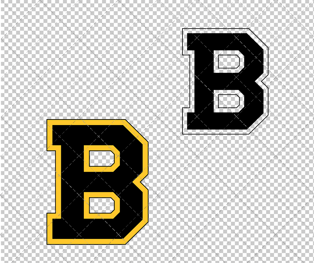 Boston Bruins 1934, Svg, Dxf, Eps, Png - SvgShopArt