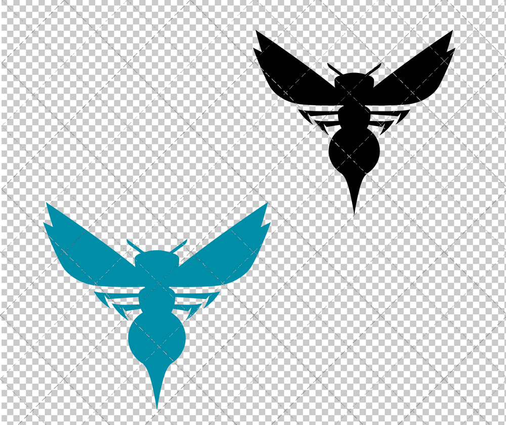 Charlotte Hornets Alternate 2014 005, Svg, Dxf, Eps, Png - SvgShopArt