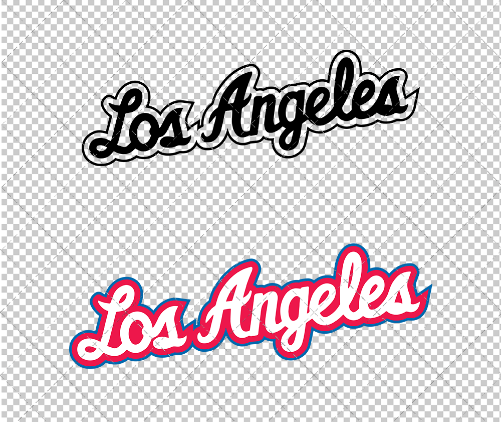Los Angeles Clippers Jersey 2010, Svg, Dxf, Eps, Png - SvgShopArt
