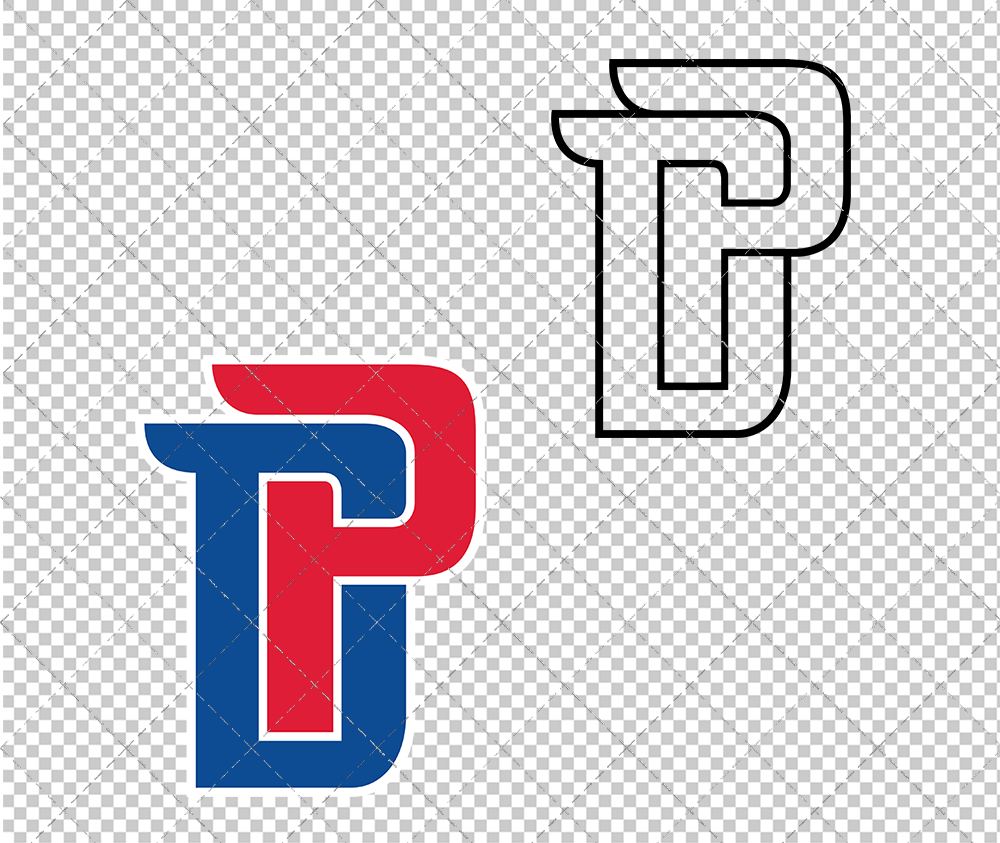 Detroit Pistons Alternate 2017, Svg, Dxf, Eps, Png - SvgShopArt