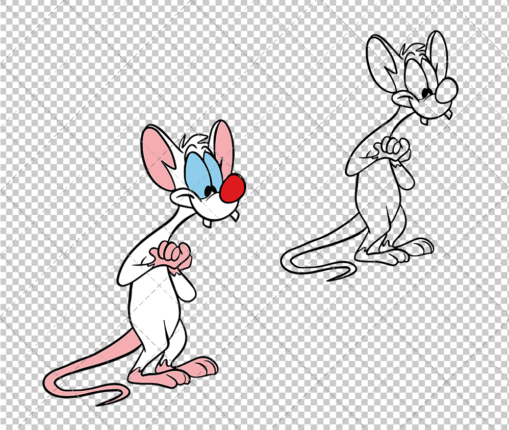 Pinky - Pinky and Brain, Svg, Dxf, Eps, Png - SvgShopArt