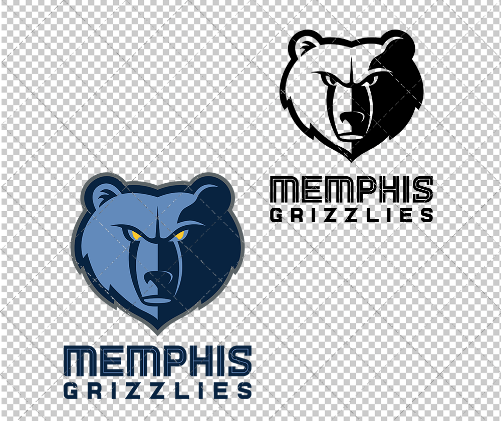 Memphis Grizzlies 2018, Svg, Dxf, Eps, Png - SvgShopArt