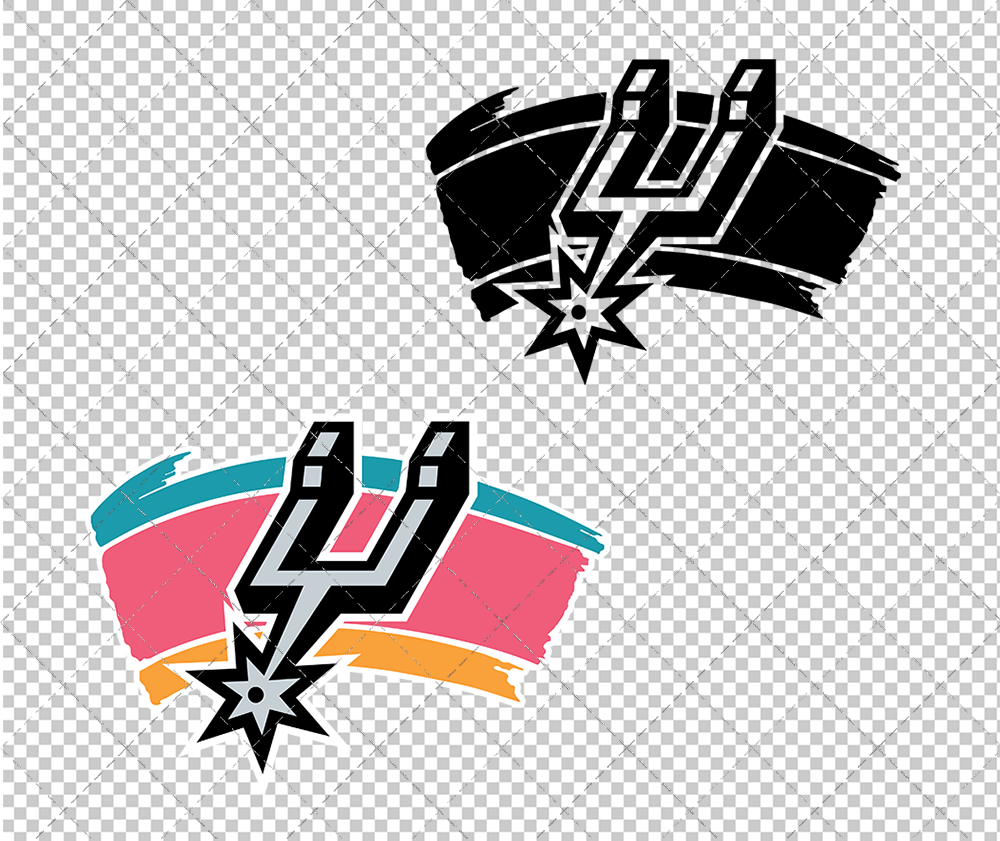 San Antonio Spurs Concept 2017 005, Svg, Dxf, Eps, Png - SvgShopArt