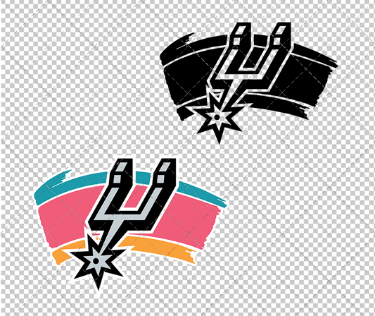 San Antonio Spurs Concept 2017 005, Svg, Dxf, Eps, Png - SvgShopArt