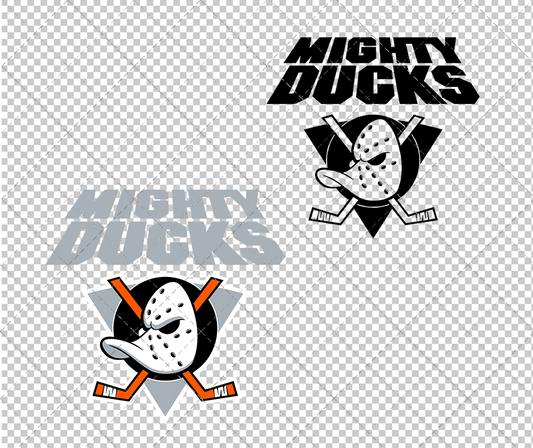 Anaheim Ducks Alternate 1993 002, Svg, Dxf, Eps, Png - SvgShopArt