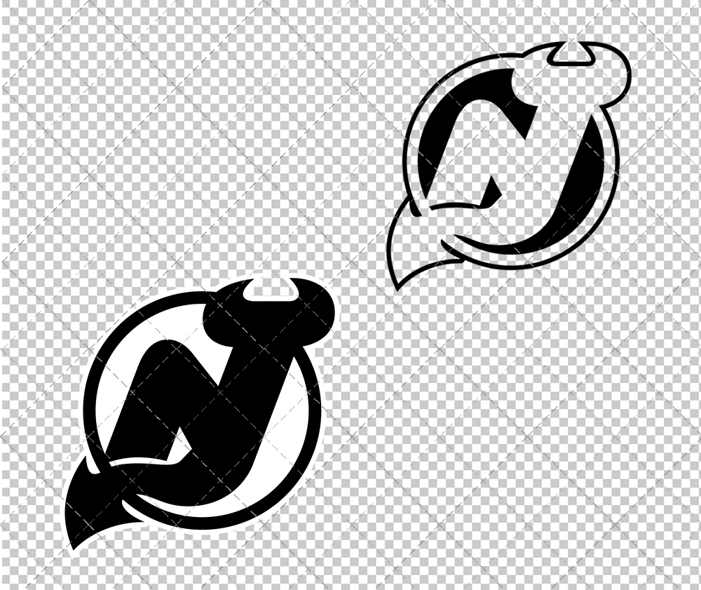 New Jersey Devils Concept 1999 007, Svg, Dxf, Eps, Png - SvgShopArt