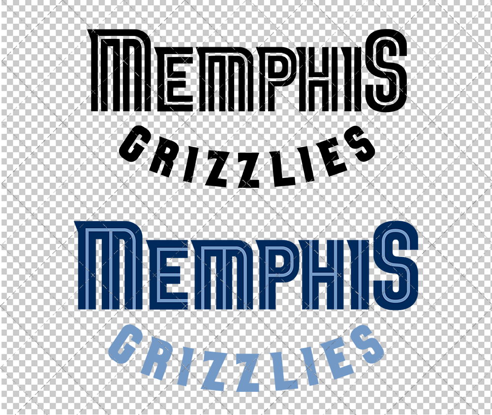 Memphis Grizzlies Wordmark 2004, Svg, Dxf, Eps, Png - SvgShopArt