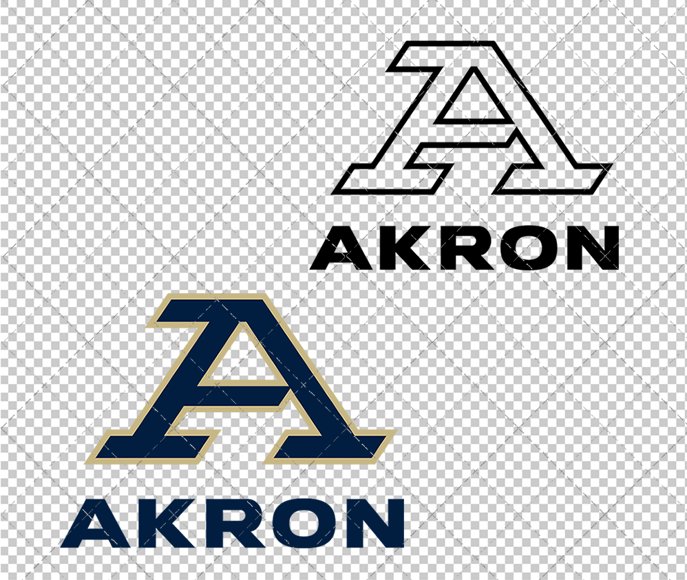 Akron Zips Alternate 2022, Svg, Dxf, Eps, Png - SvgShopArt