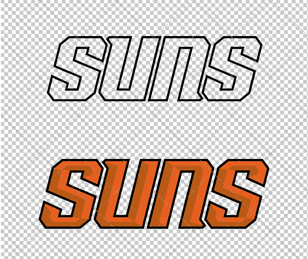 Phoenix Suns Jersey 2013, Svg, Dxf, Eps, Png - SvgShopArt
