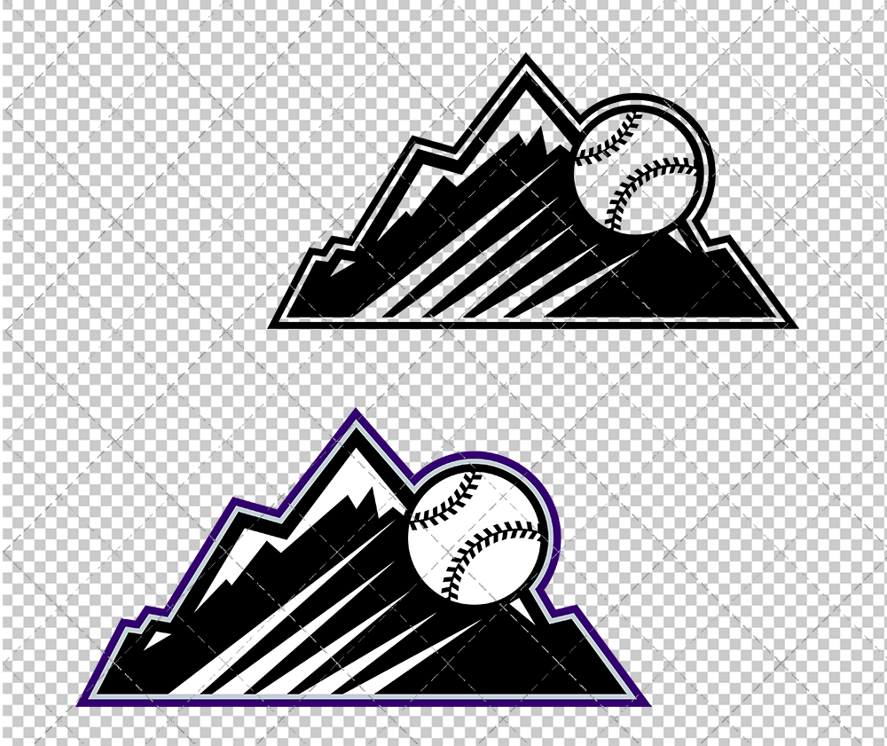 Colorado Rockies Alternate 2017 002, Svg, Dxf, Eps, Png - SvgShopArt