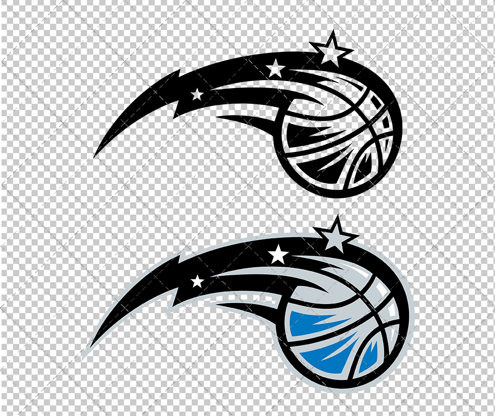 Orlando Magic Alternate 2007, Svg, Dxf, Eps, Png - SvgShopArt
