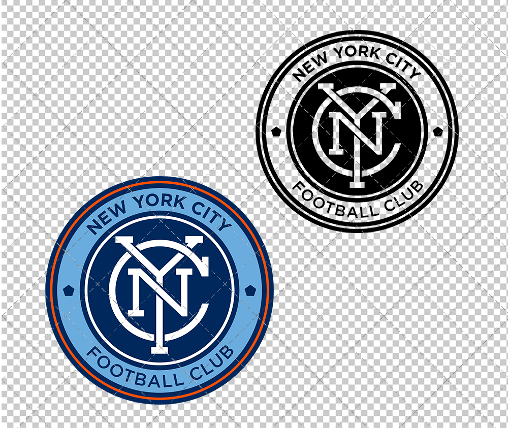 New York City FC 2015, Svg, Dxf, Eps, Png - SvgShopArt