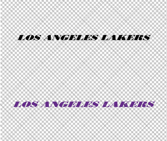 Los Angeles Lakers Wordmark 1999, Svg, Dxf, Eps, Png - SvgShopArt