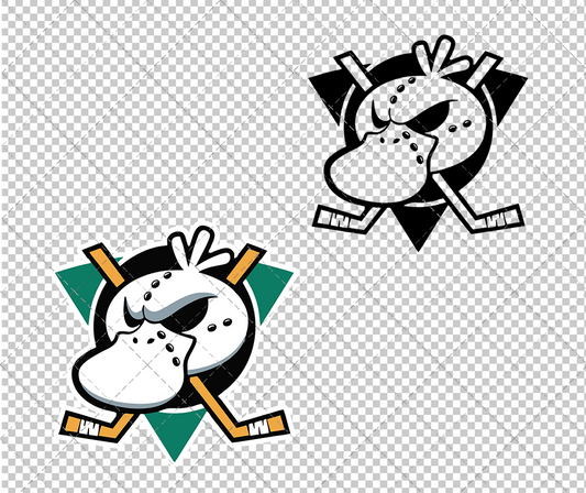 Anaheim Ducks Concept 1993 004, Svg, Dxf, Eps, Png - SvgShopArt