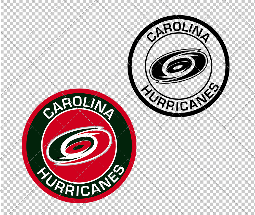 Carolina Hurricanes Circle 1997 003, Svg, Dxf, Eps, Png - SvgShopArt