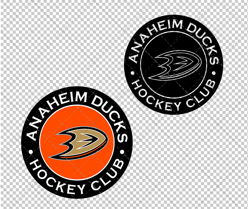Anaheim Ducks Circle 2010, Svg, Dxf, Eps, Png - SvgShopArt
