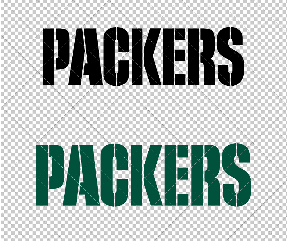 Green Bay Packers Wordmark 1968, Svg, Dxf, Eps, Png - SvgShopArt
