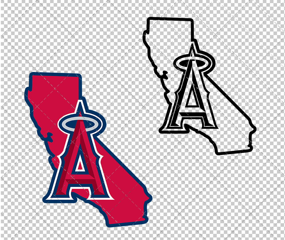 Los Angeles Angels Concept 2017 003, Svg, Dxf, Eps, Png - SvgShopArt
