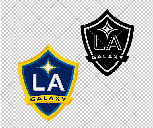 LA Galaxy 2007, Svg, Dxf, Eps, Png - SvgShopArt