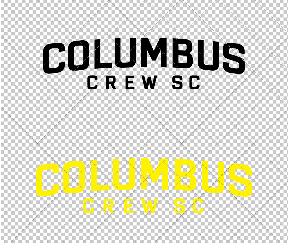 Columbus Crew SC Wordmark 2015, Svg, Dxf, Eps, Png - SvgShopArt