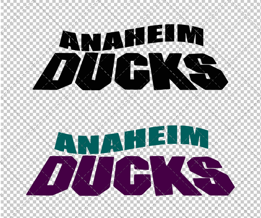 Anaheim Ducks Wordmark 1993 004, Svg, Dxf, Eps, Png - SvgShopArt