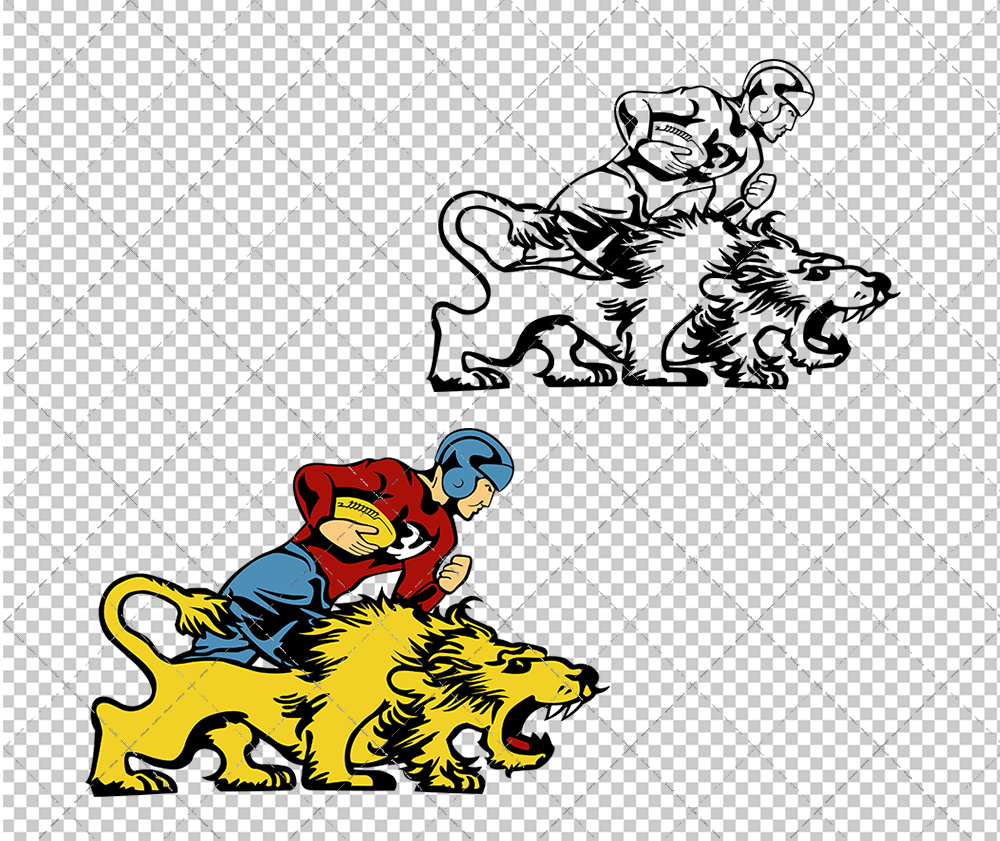 Detroit Lions 1941, Svg, Dxf, Eps, Png - SvgShopArt