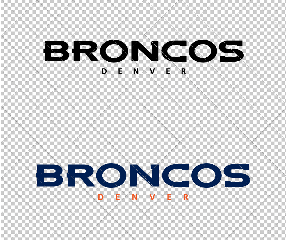 Denver Broncos Wordmark 1997, Svg, Dxf, Eps, Png - SvgShopArt