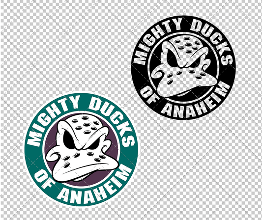 Anaheim Ducks Alternate 1995, Svg, Dxf, Eps, Png - SvgShopArt