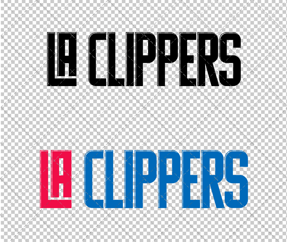 Los Angeles Clippers Wordmark 2015, Svg, Dxf, Eps, Png - SvgShopArt