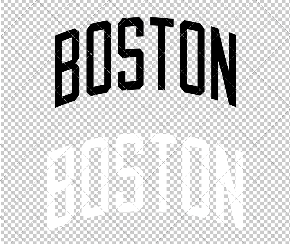 Boston Celtics Jersey 2014 002, Svg, Dxf, Eps, Png - SvgShopArt
