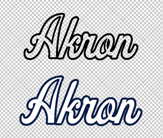Akron Zips 2021, Svg, Dxf, Eps, Png - SvgShopArt