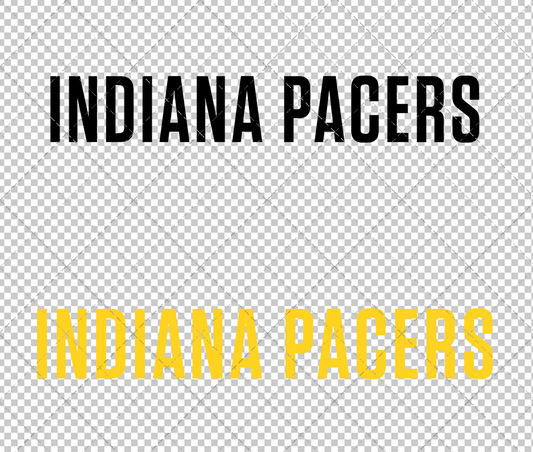 Indiana Pacers Wordmark 2025 002, Svg, Dxf, Eps, Png