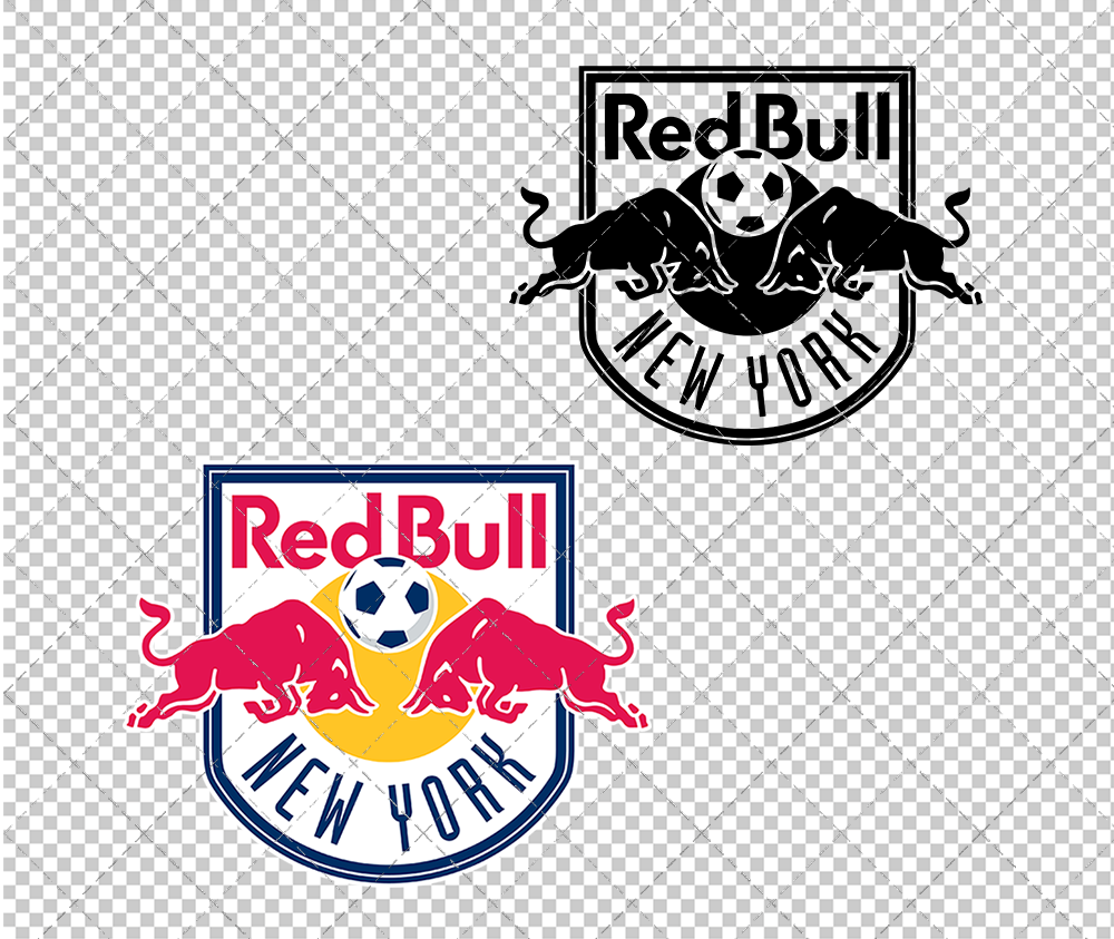 New York Red Bulls 2008, Svg, Dxf, Eps, Png - SvgShopArt