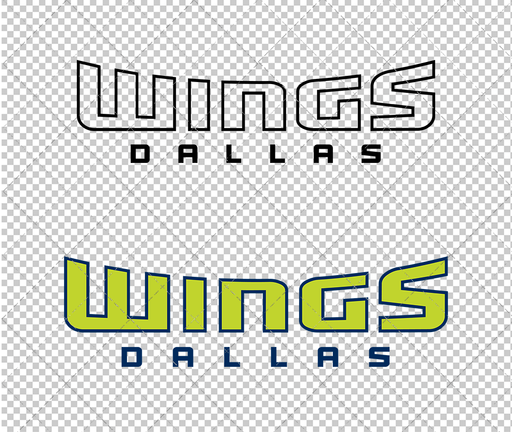 Dallas Wings Wordmark 2016 002, Svg, Dxf, Eps, Png - SvgShopArt