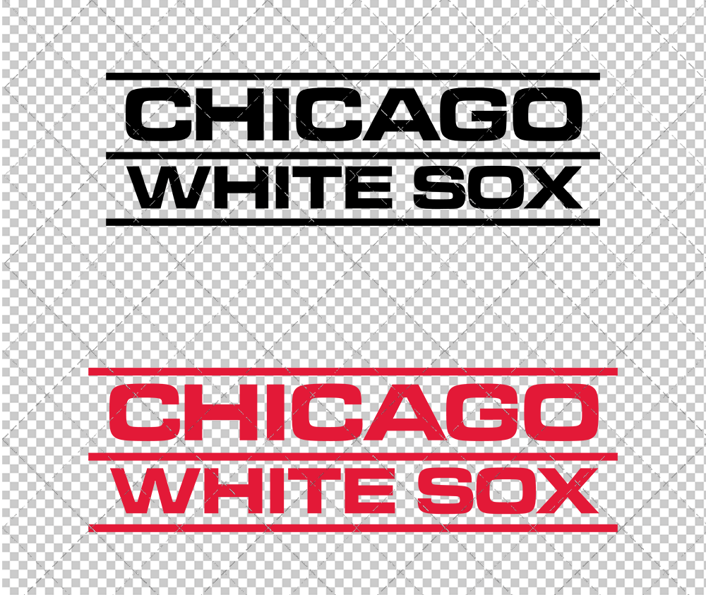 Chicago White Sox Wordmark 1976 002, Svg, Dxf, Eps, Png - SvgShopArt