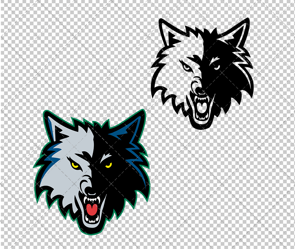 Minnesota Timberwolves Alternate 1996 004, Svg, Dxf, Eps, Png - SvgShopArt