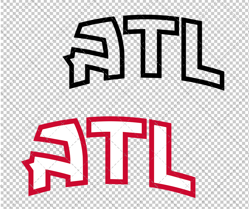 Atlanta Hawks Alternate 2015 007, Svg, Dxf, Eps, Png - SvgShopArt