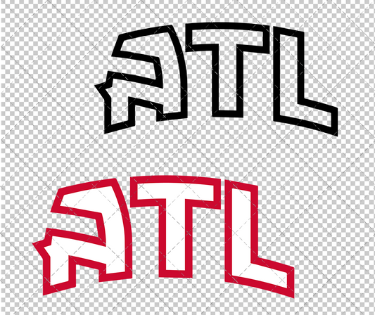 Atlanta Hawks Alternate 2015 007, Svg, Dxf, Eps, Png - SvgShopArt