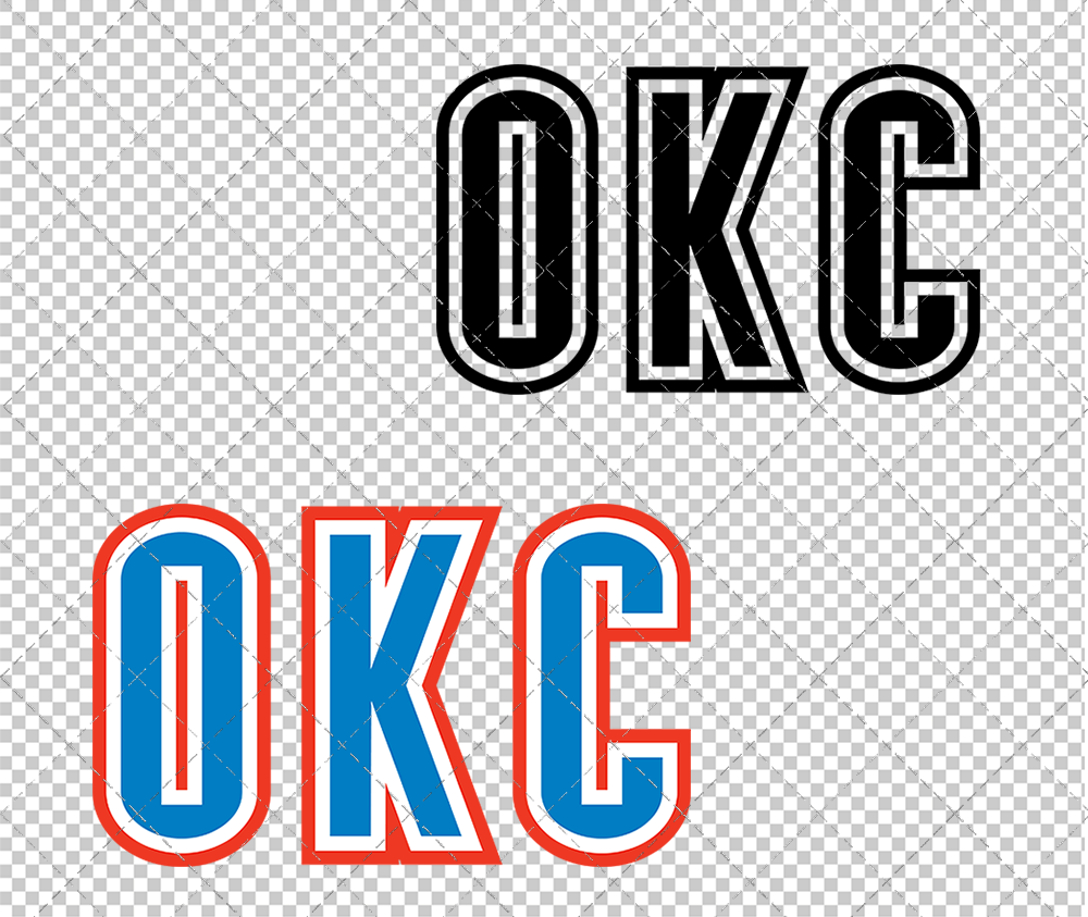 Oklahoma City Thunder Alternate 2017, Svg, Dxf, Eps, Png - SvgShopArt