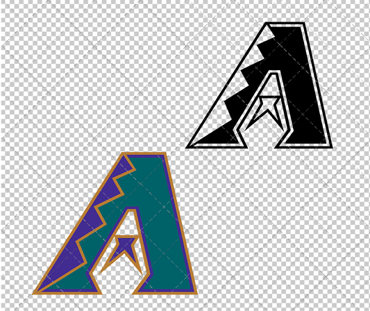 Arizona Diamondbacks Alternate 1998 002, Svg, Dxf, Eps, Png - SvgShopArt