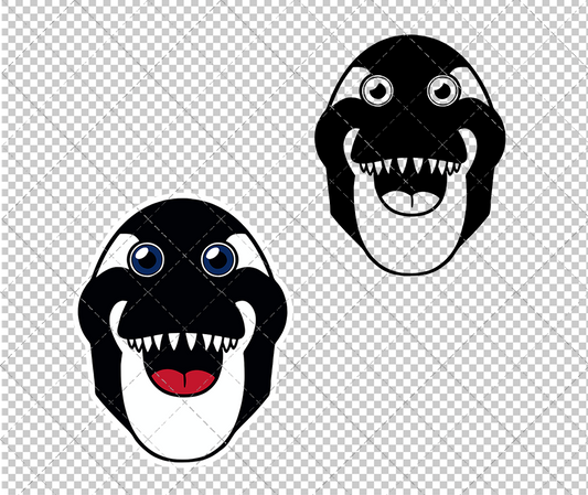 Vancouver Canucks Mascot Fin, Svg, Dxf, Eps, Png - SvgShopArt
