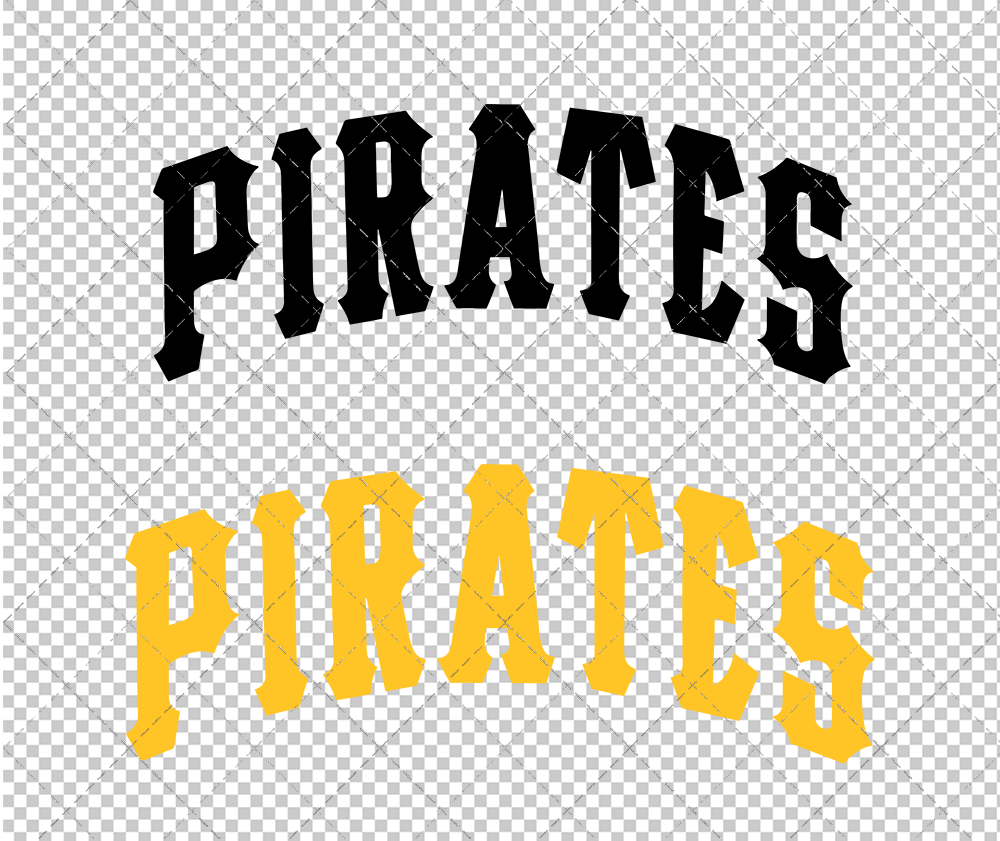 Pittsburgh Pirates Jersey 1977, Svg, Dxf, Eps, Png - SvgShopArt