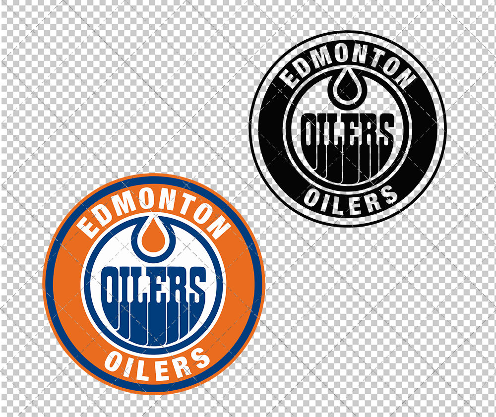 Edmonton Oilers Circle 2011, Svg, Dxf, Eps, Png - SvgShopArt